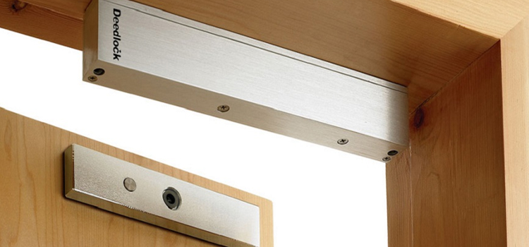 Magnetic lock installation Oceano